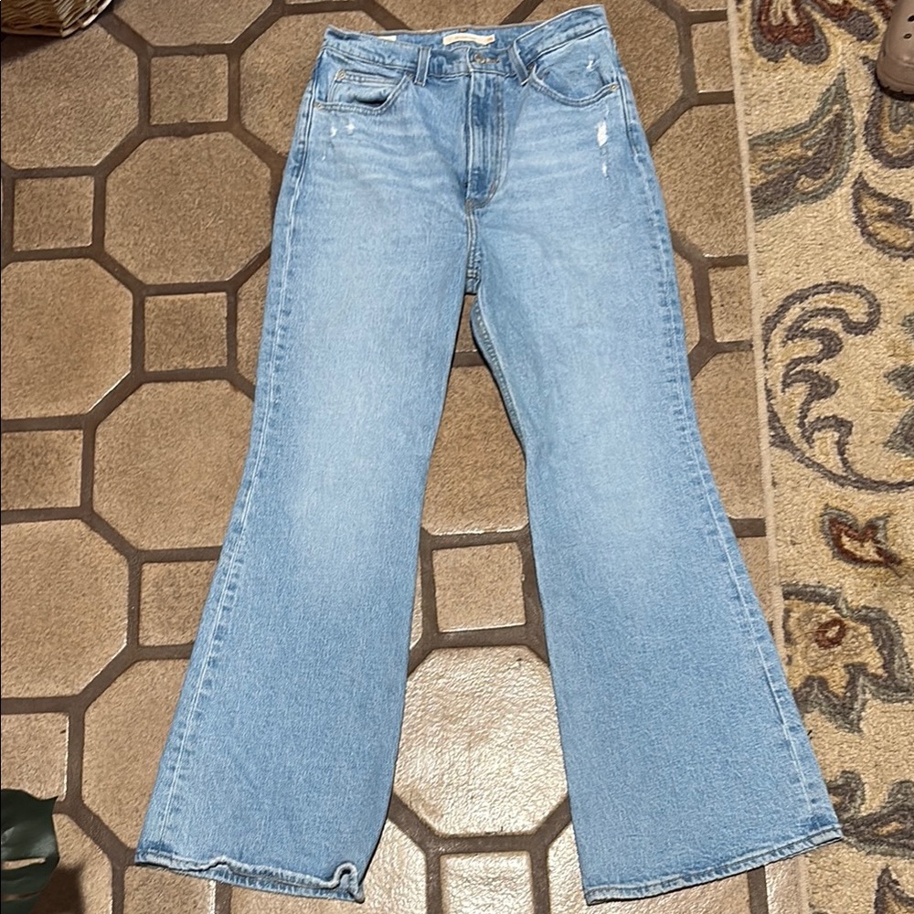 Levi's Light Blue Flare Jeans